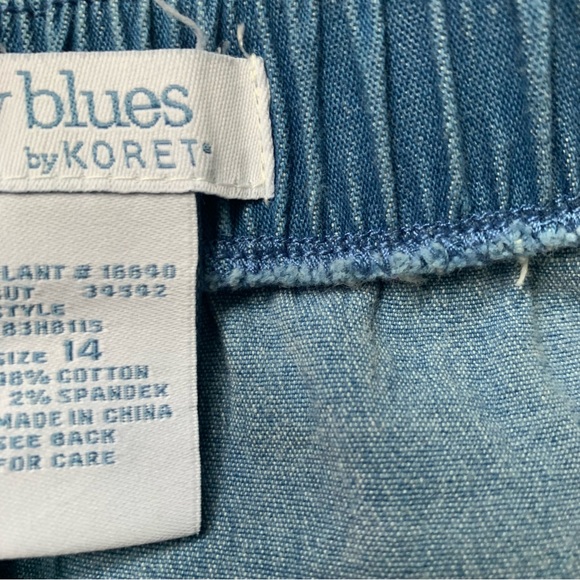City Blues by KORET.  Women’s Full length, denim skirt. Size 14 - Picture 6 of 13